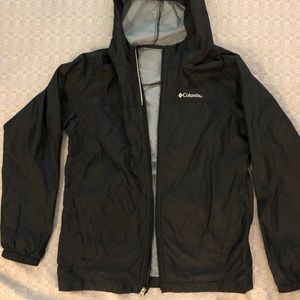 Columbia Glennaker - Boys Large Black Windbreaker
